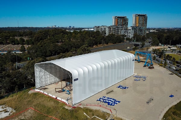 An image of a fabric building